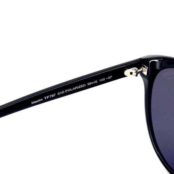 NEW!!! TOM FORD Maxim Sunglasses TF787 01D Polarized Authentic - Picture 8 of 11